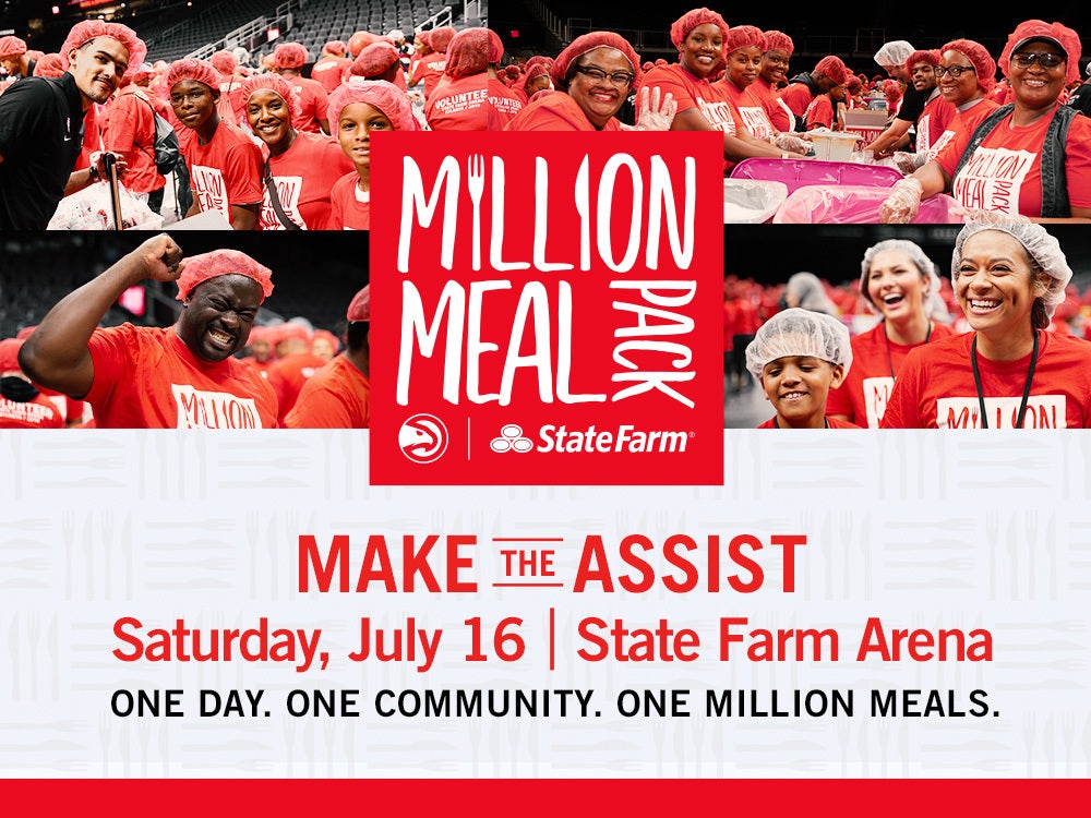 Million Meal Pack State Farm Arena