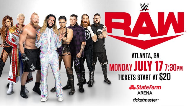 State Farm Arena on X: .@WWE #MondayNightRaw is 🔥   / X