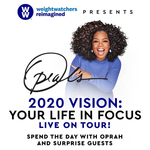 oprah 2020 vision tour schedule